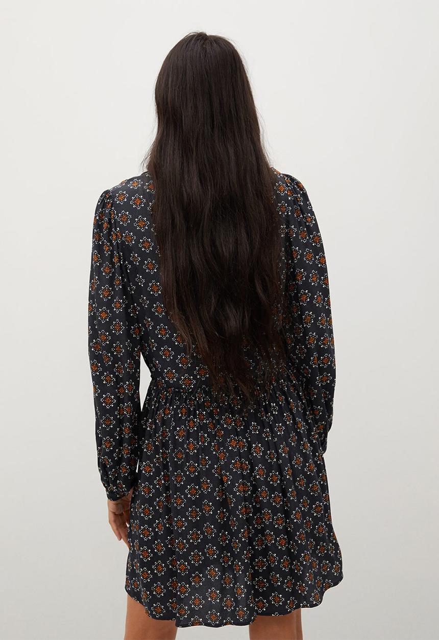MANGO - Dress africa - black