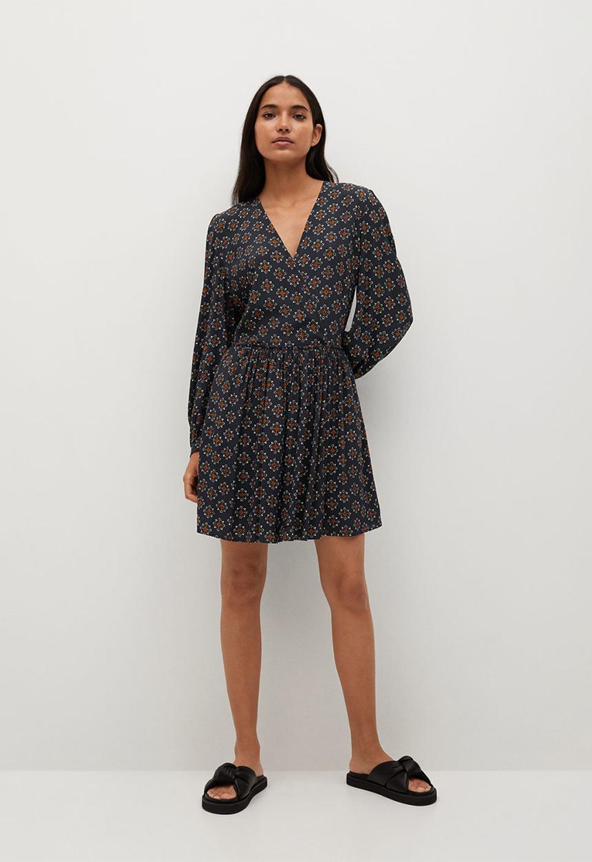 MANGO - Dress africa - black