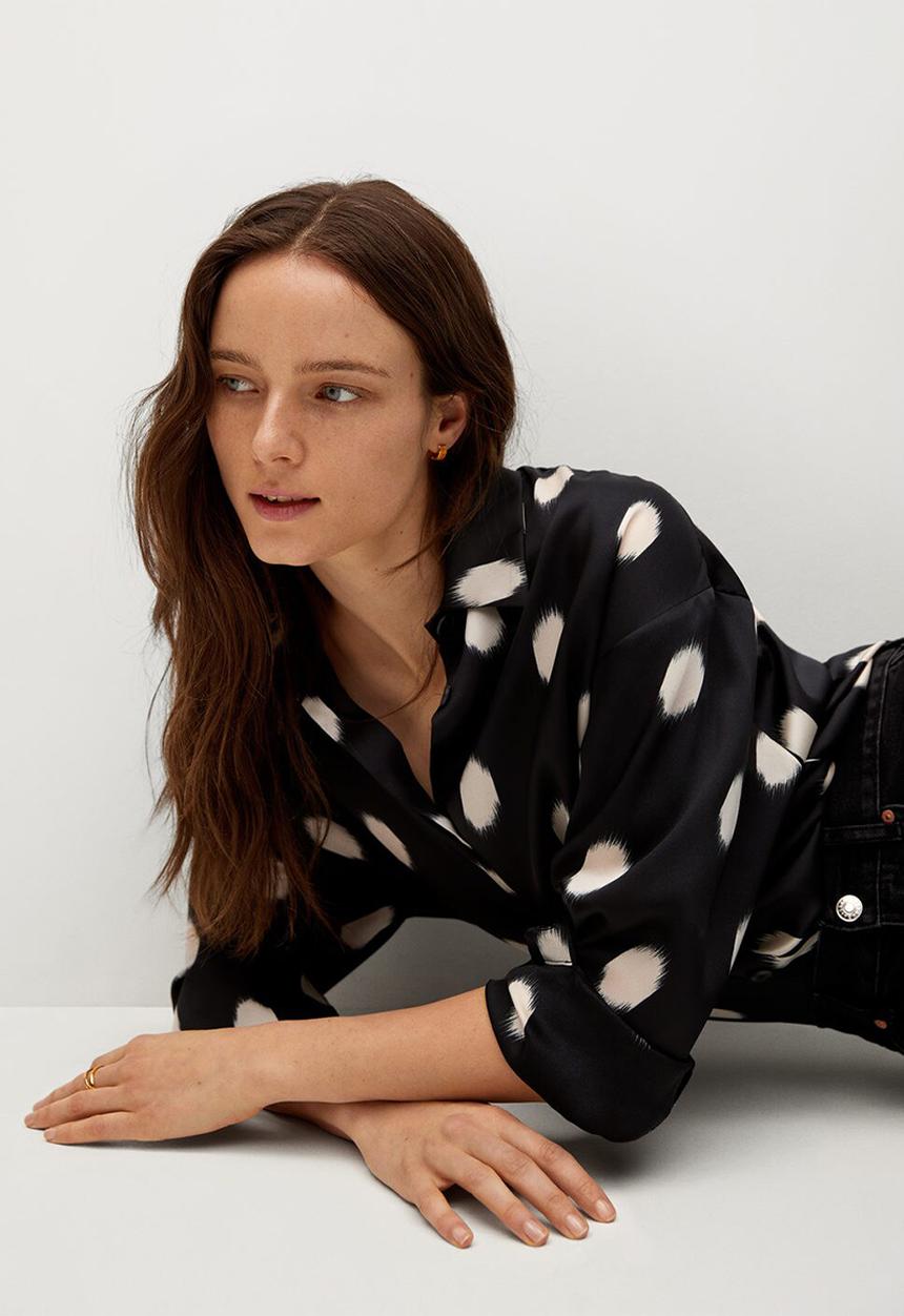 MANGO - Dress tuku - black