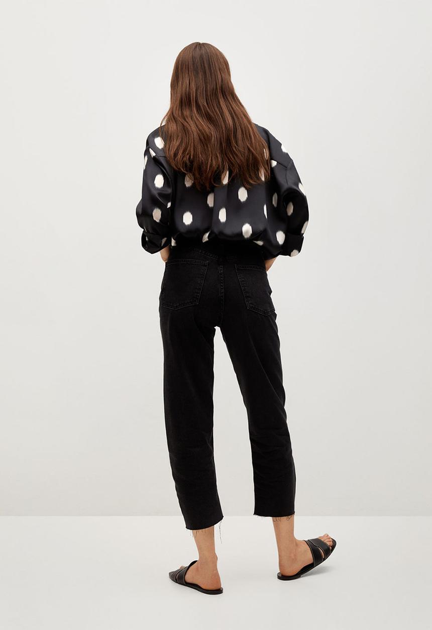 MANGO - Dress tuku - black