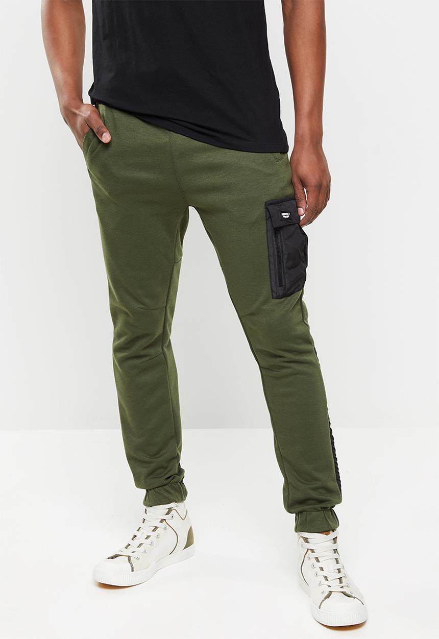 SOVIET - Harden track pants - olive