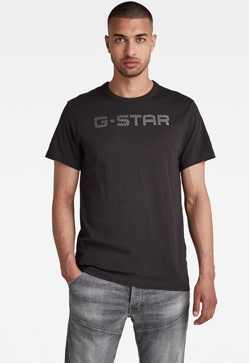 G-STAR - G-star r t short sleeve - black