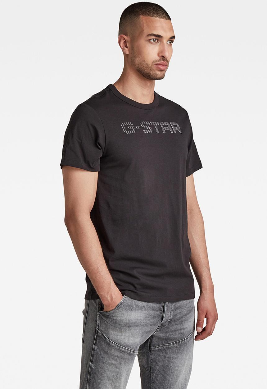 G-STAR - G-star r t short sleeve - black