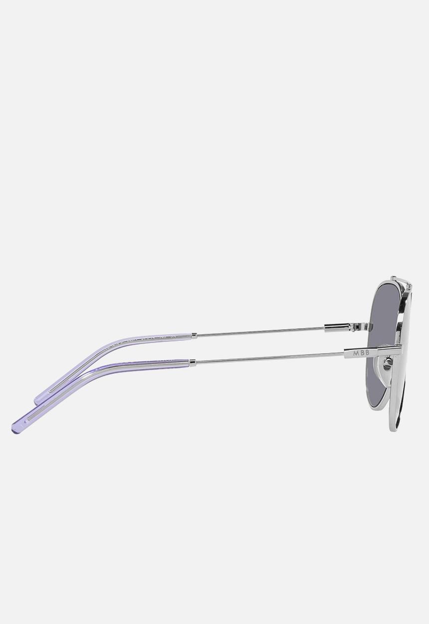Vogue Eyewear - Vogue x mbb 0vo4212s 323/1 57 metal frame sunglasses - silver