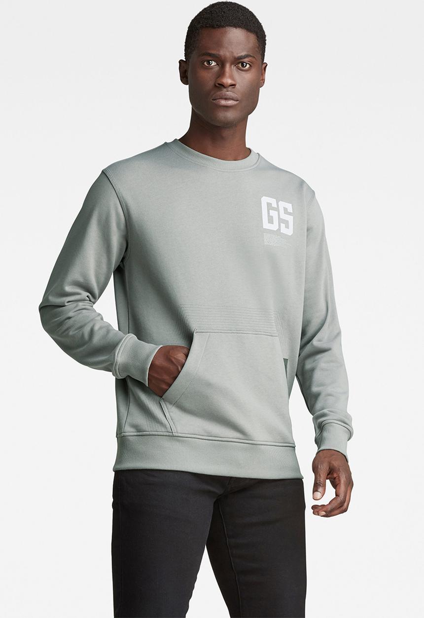 G-STAR - Stitch pocket r sw - charcoal