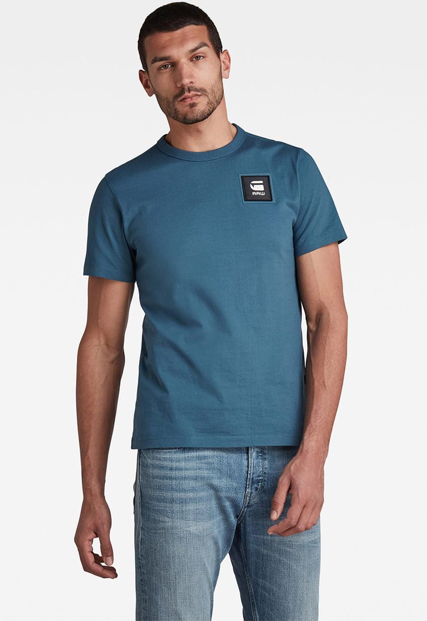 G-STAR - Badge logo short sleeve tee - blue 