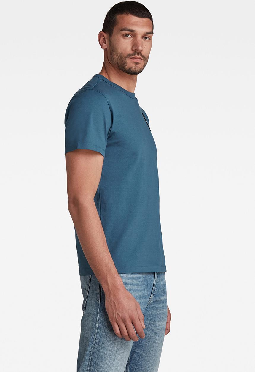 G-STAR - Badge logo short sleeve tee - blue 