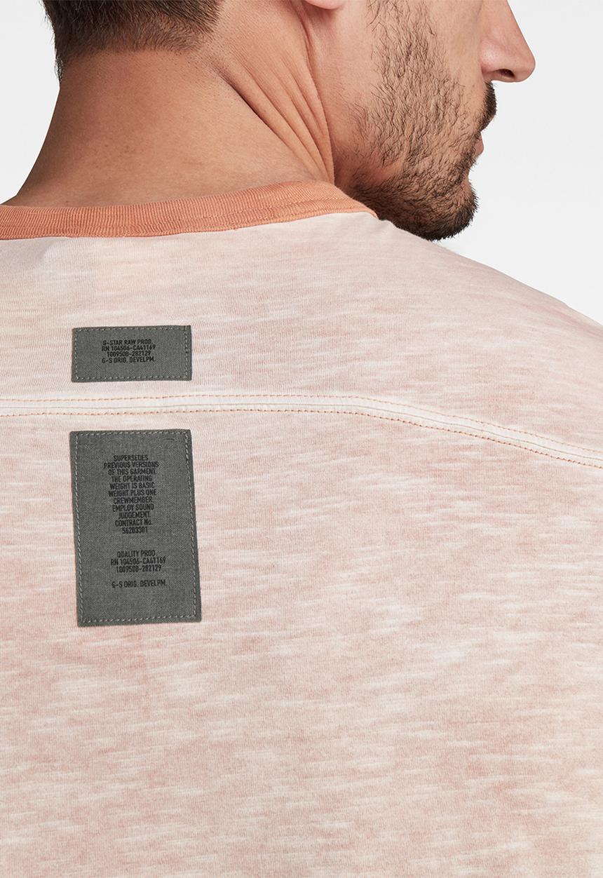 G-STAR - Rugby spray loose r tee - pink
