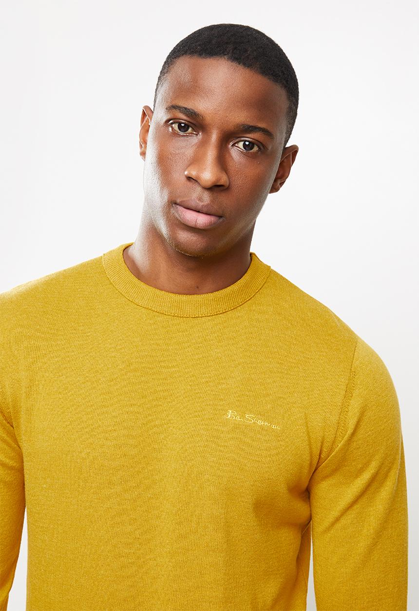 Ben Sherman - Crew knit - mustard