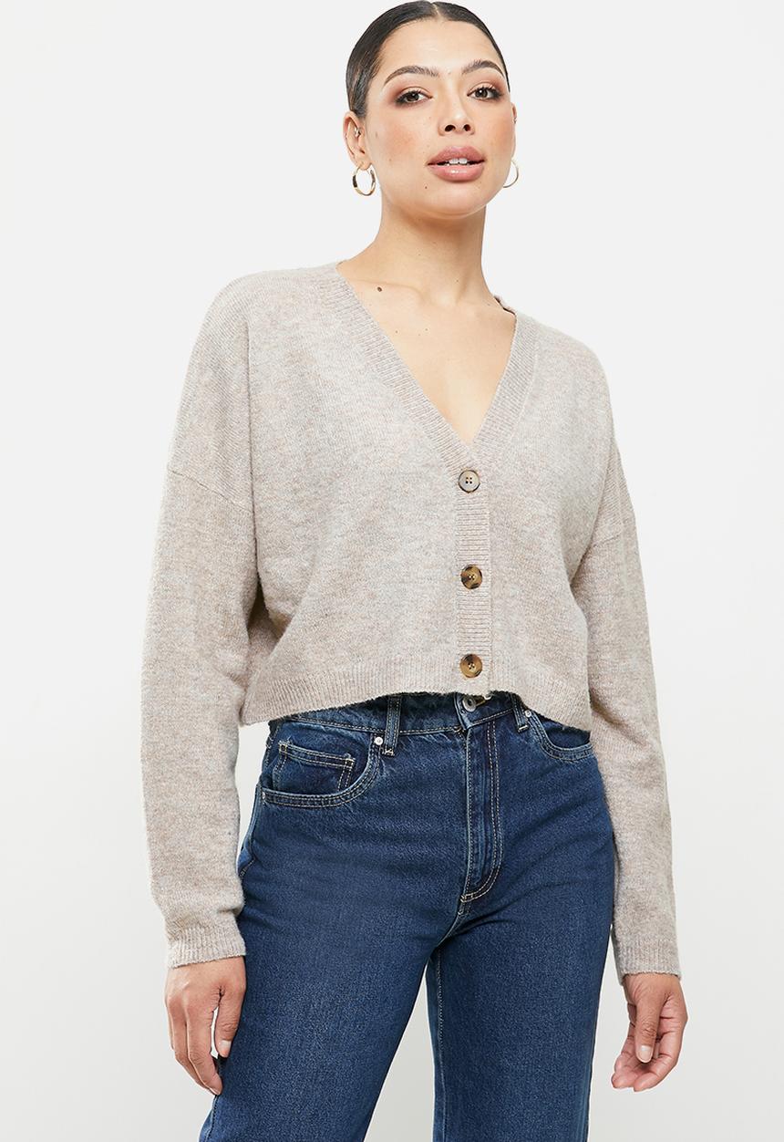 Missguided - Recycled cardigan co ord - sand