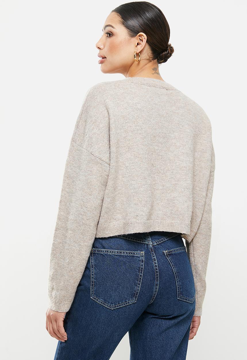 Missguided - Recycled cardigan co ord - sand
