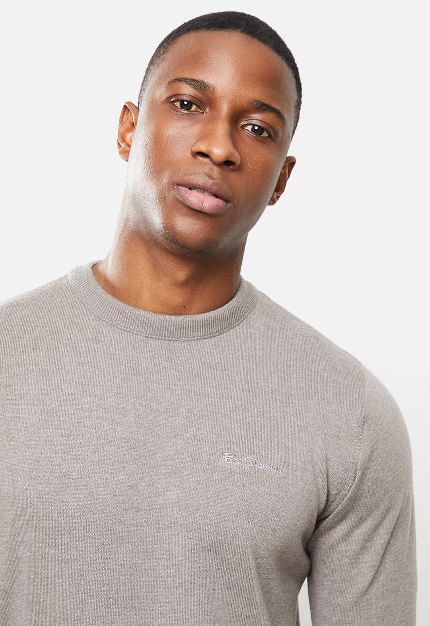 Ben Sherman - Crew knit - grey