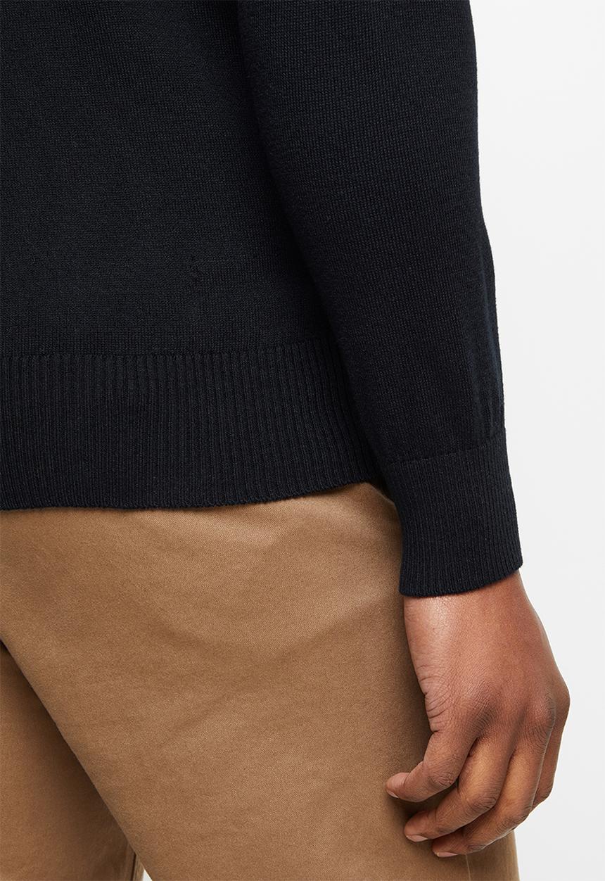 Ben Sherman - Crew knit - black