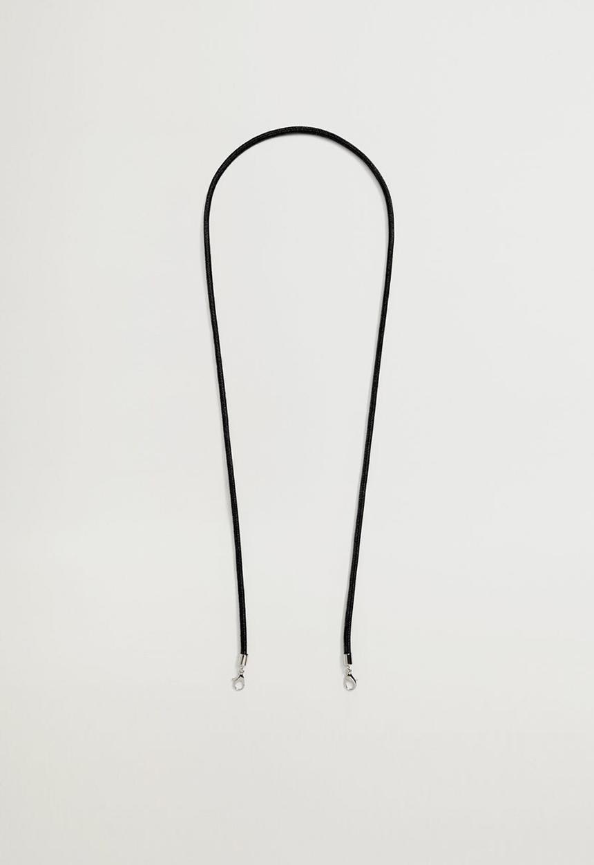 MANGO - Mask necklace - black