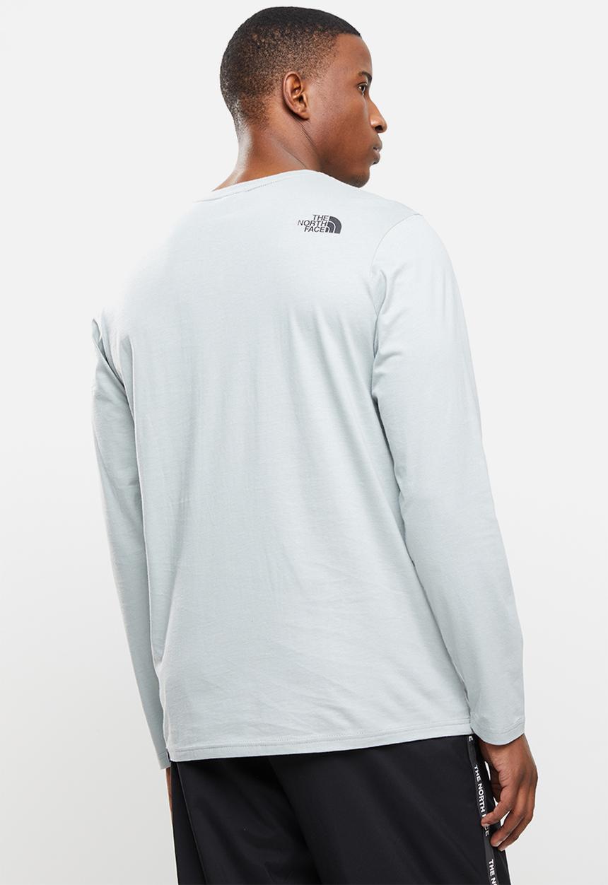 The North Face - Long sleeve fine tee - light grey