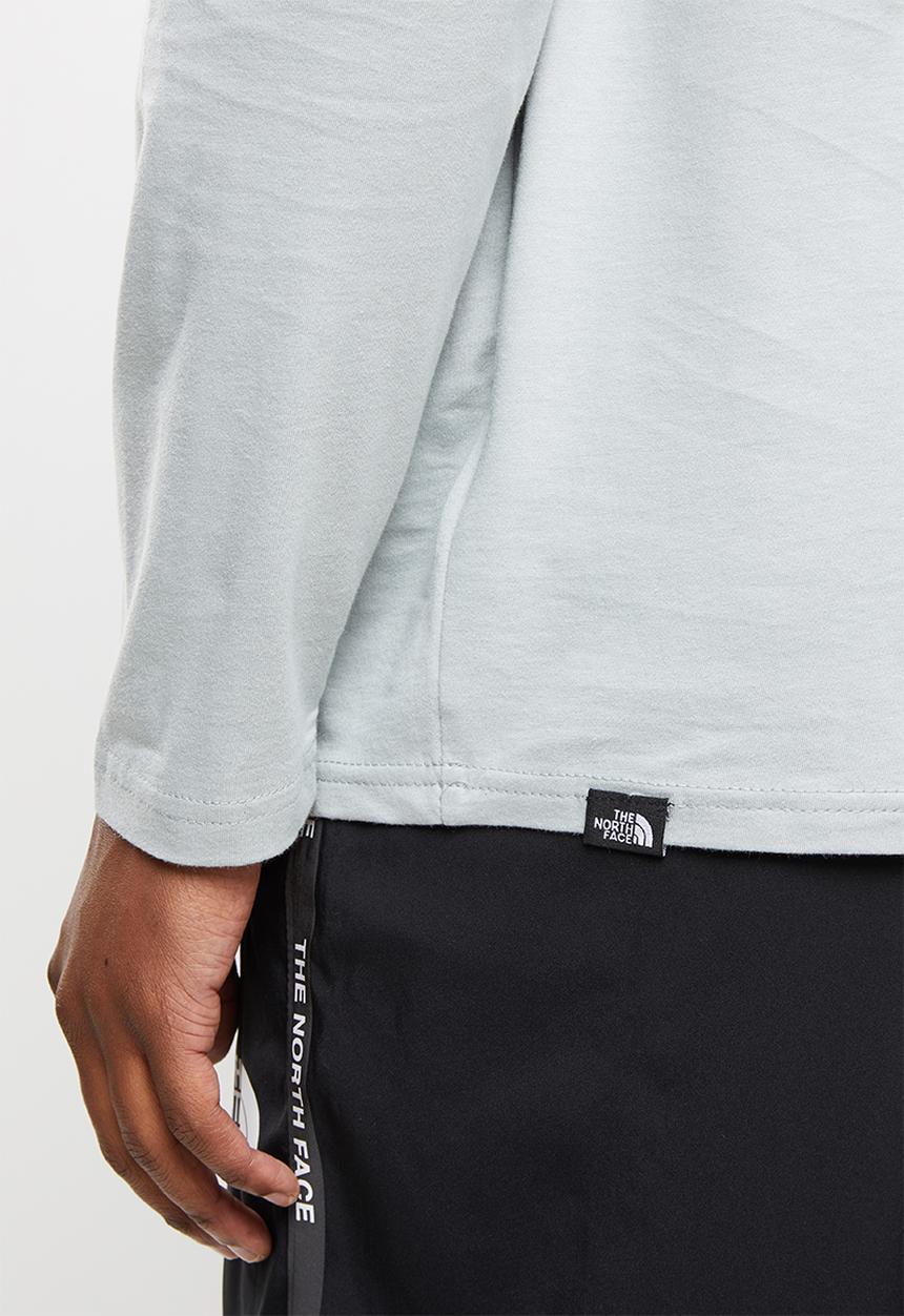 The North Face - Long sleeve fine tee - light grey
