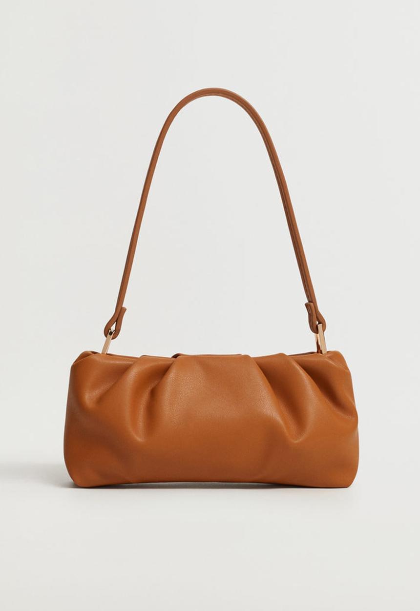 MANGO - Poli bag - brown