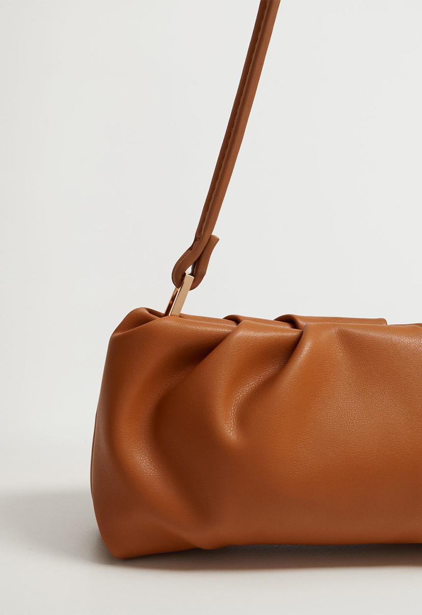 MANGO - Poli bag - brown