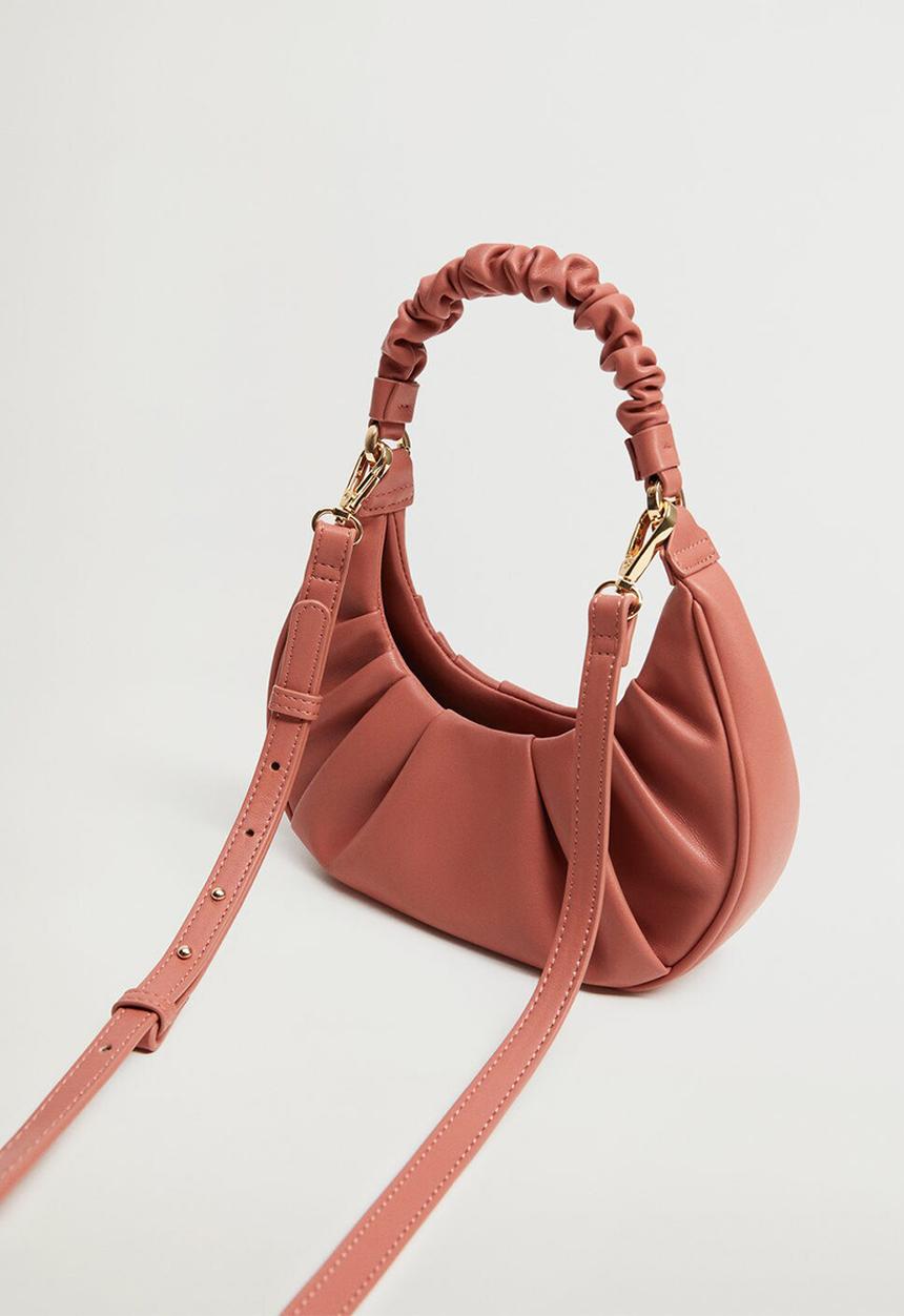 MANGO - Plie bag - pink
