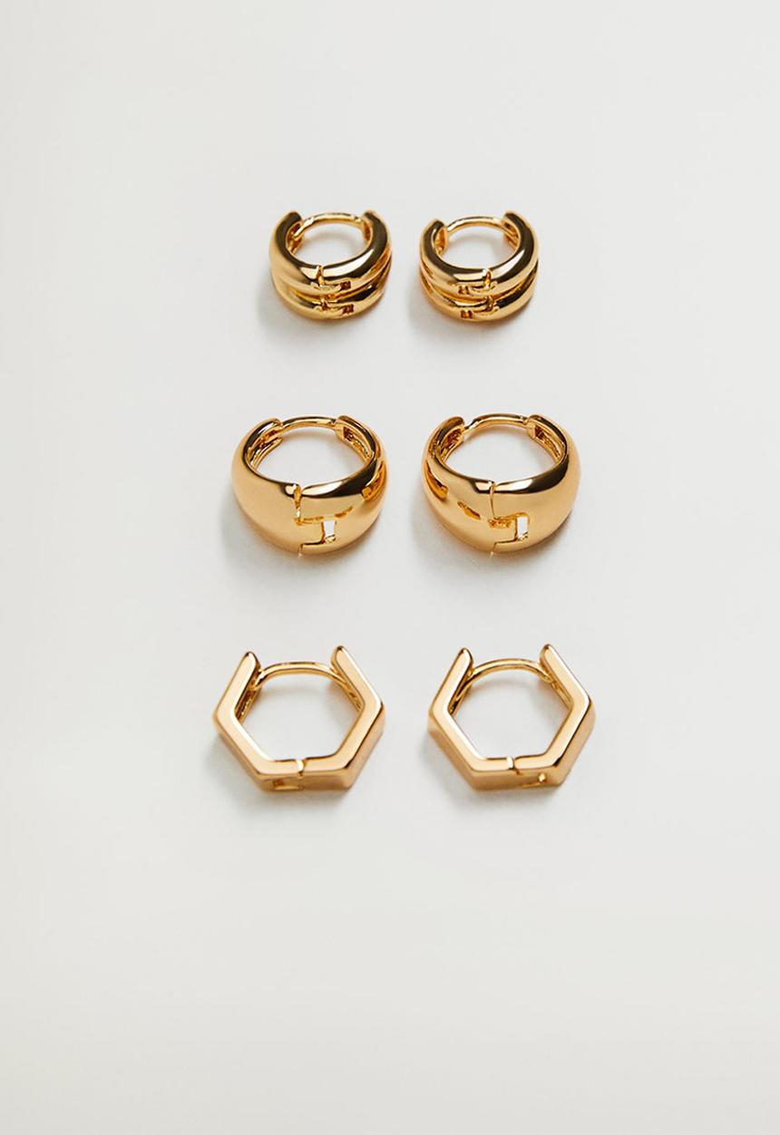MANGO - Pongo earrings - gold