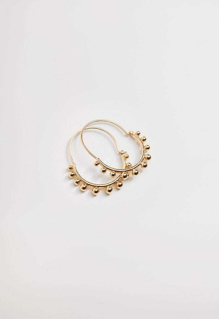 MANGO - Lupie earrings - gold
