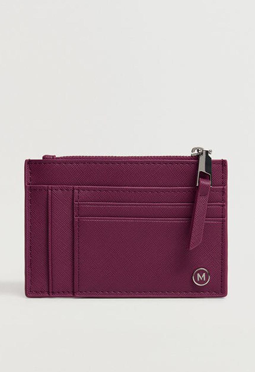 MANGO - Ruffled card holder - purple