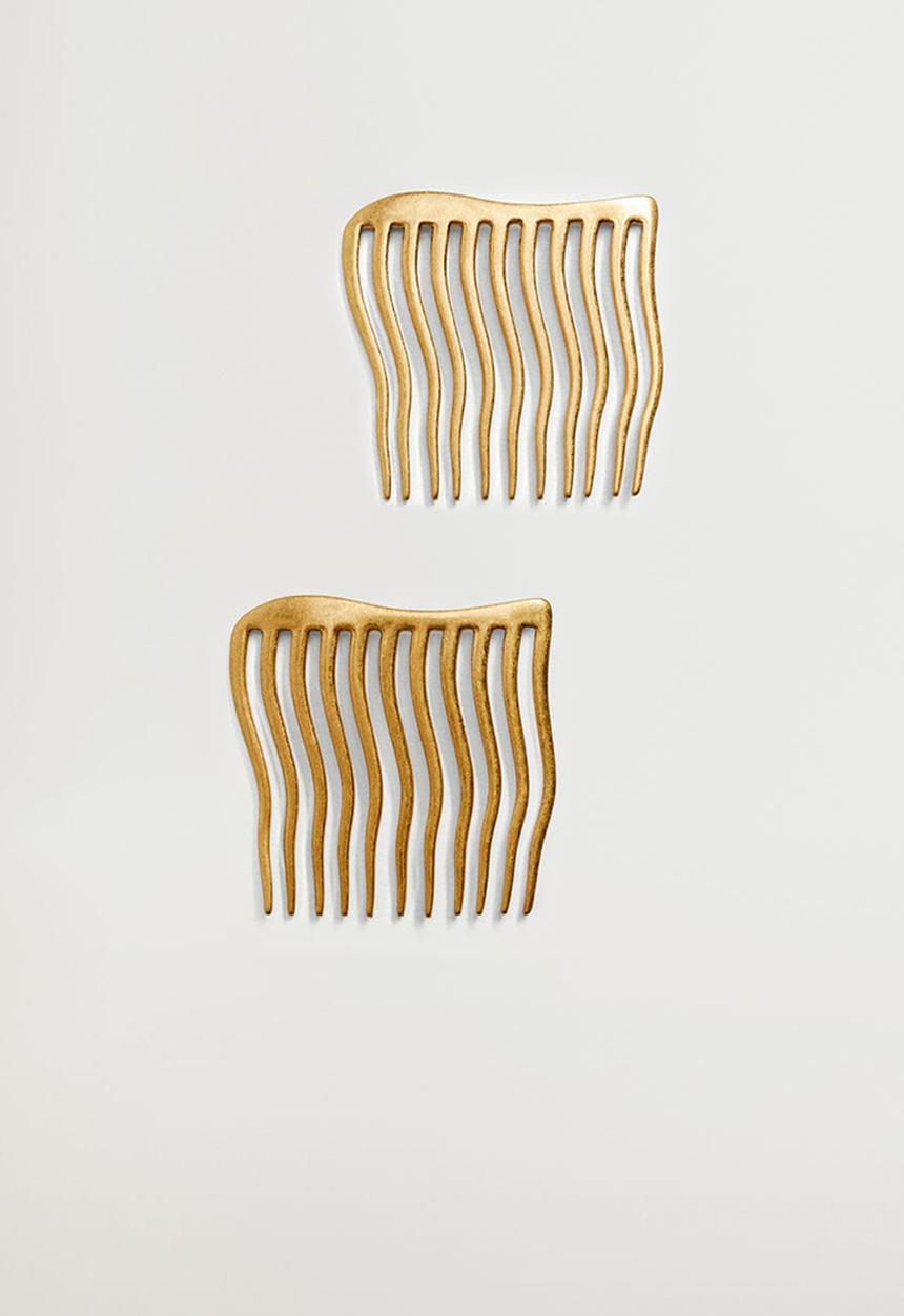MANGO - Rossano hairclip - gold