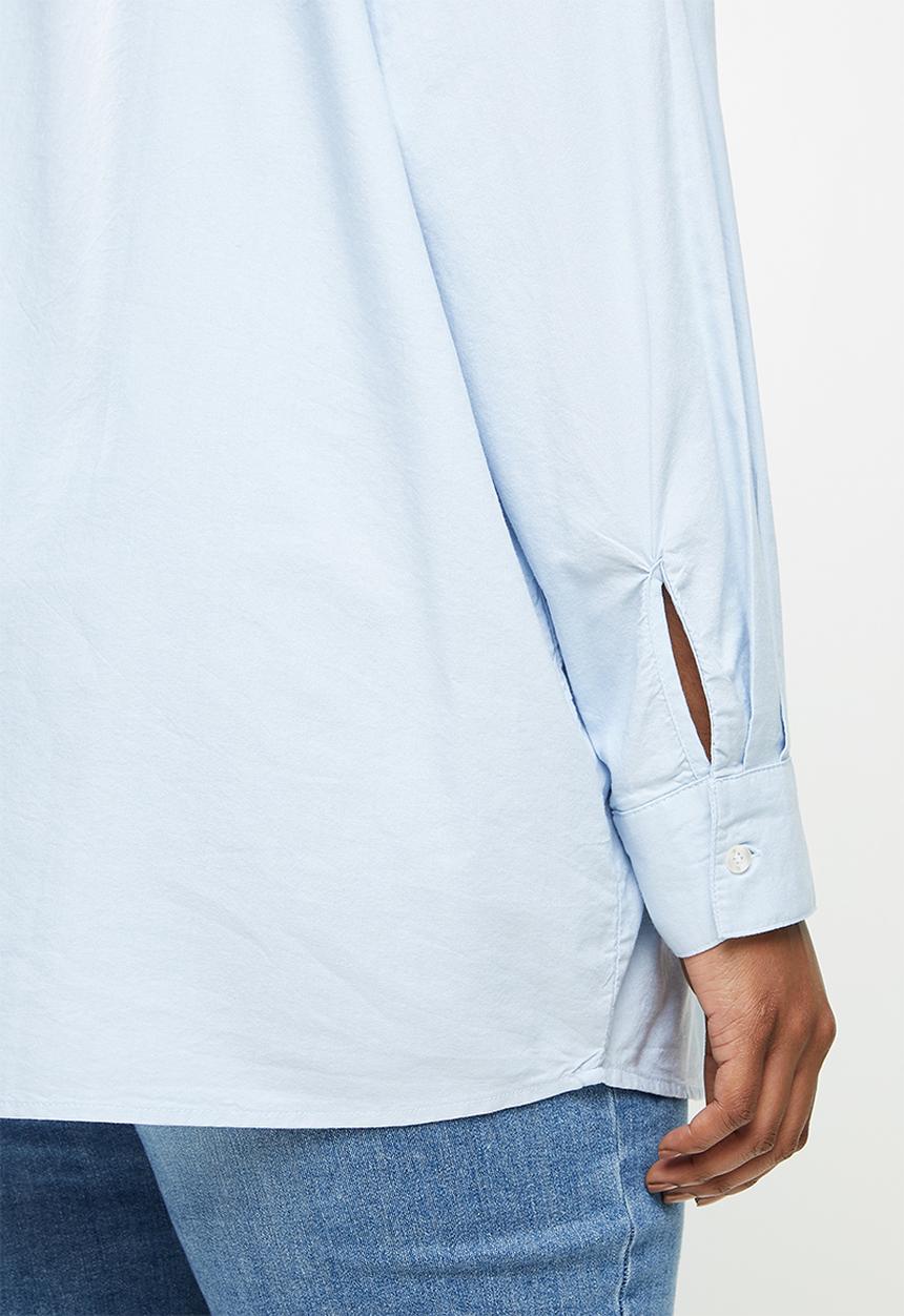 Cotton On - Curve preppy shirt - blue