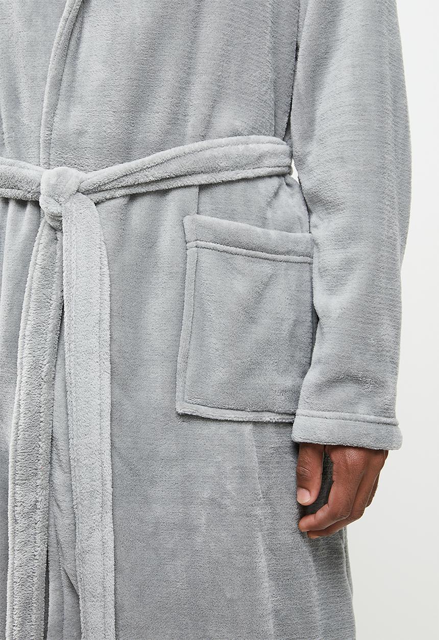 Brave Soul - James dressing gown - grey
