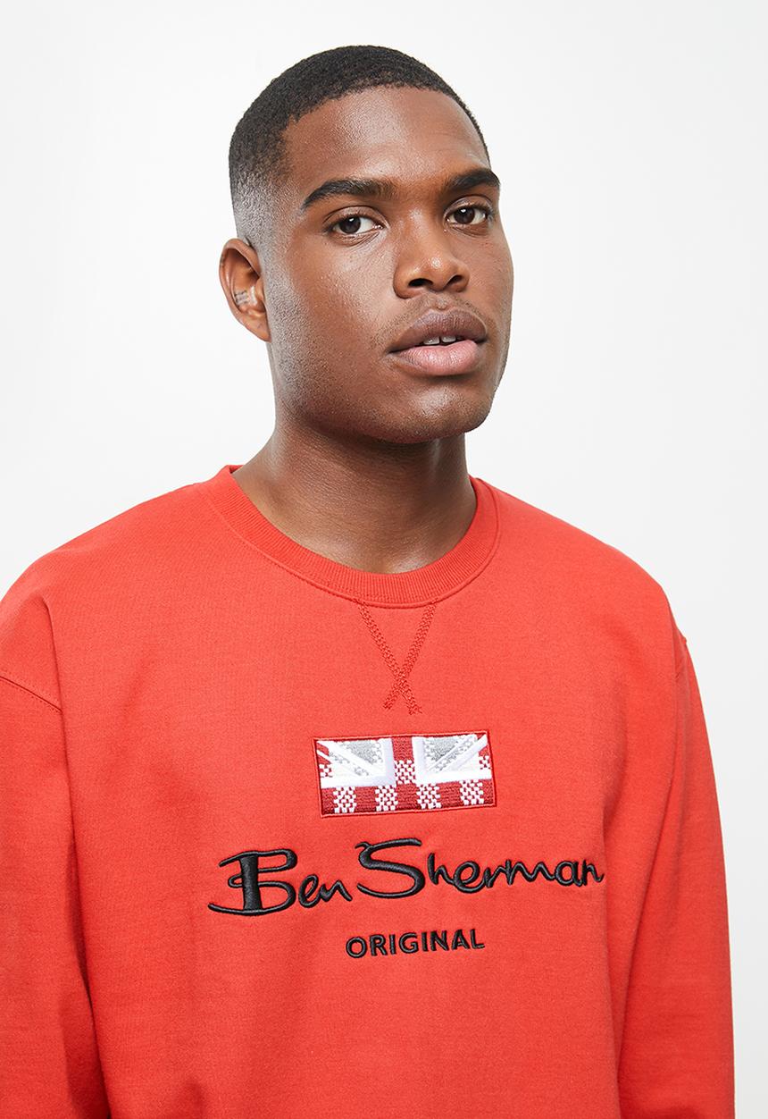 Ben Sherman - Original sweat top - red