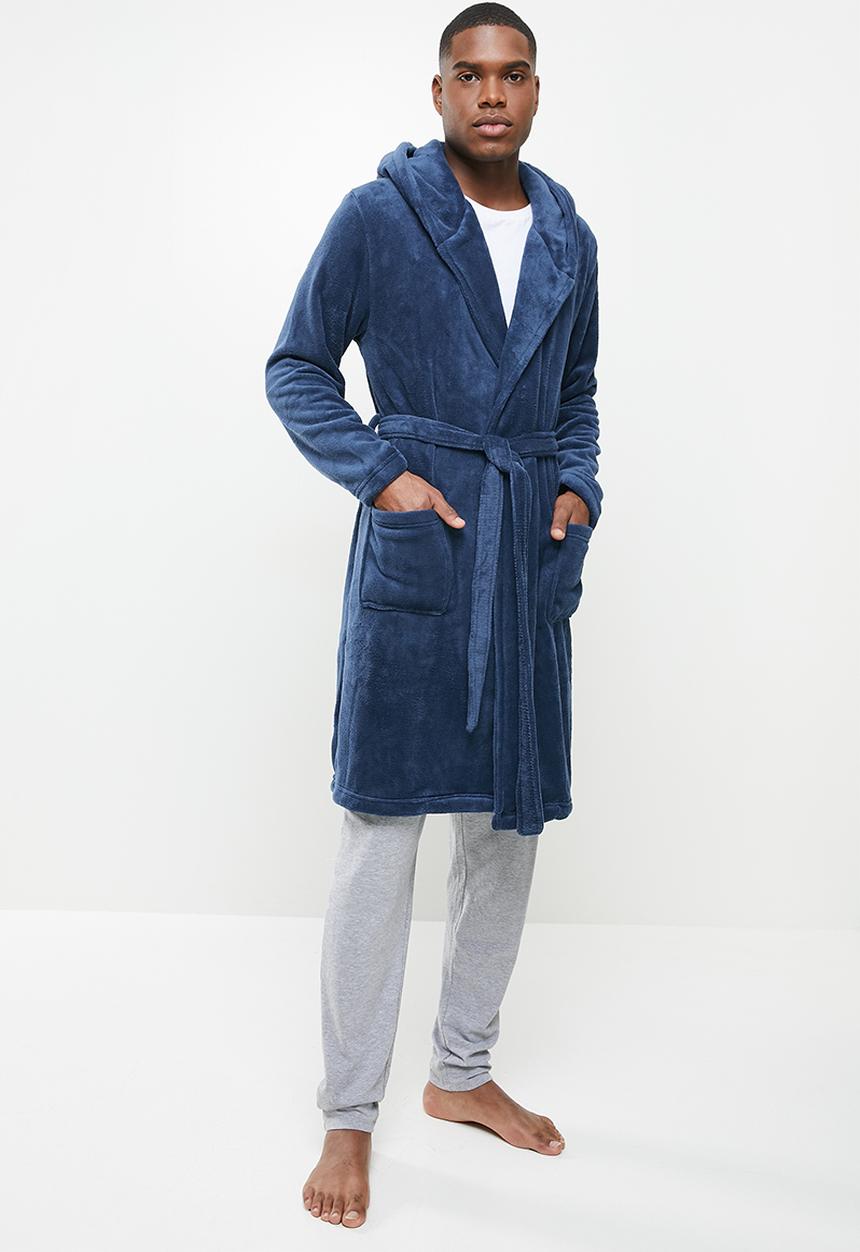 Brave Soul - James dressing gown - navy