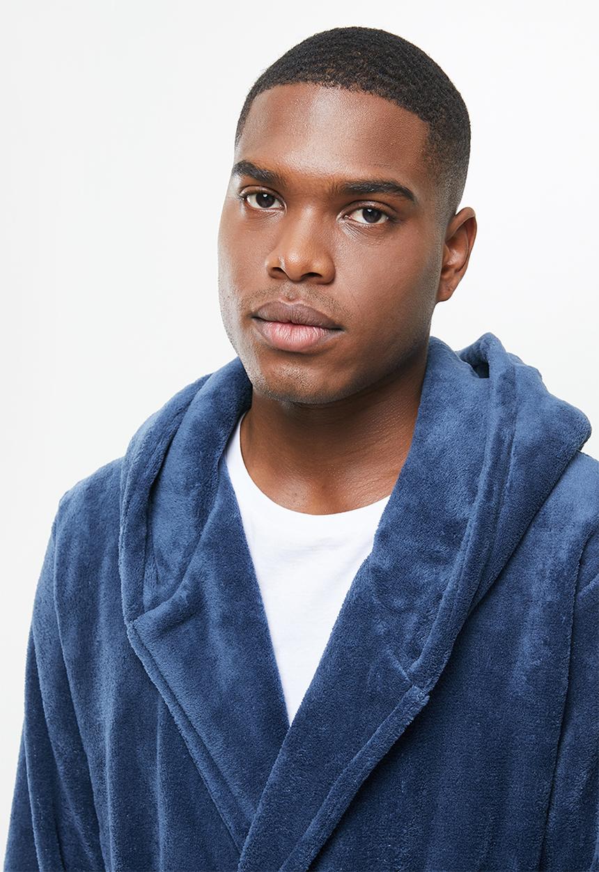 Brave Soul - James dressing gown - navy