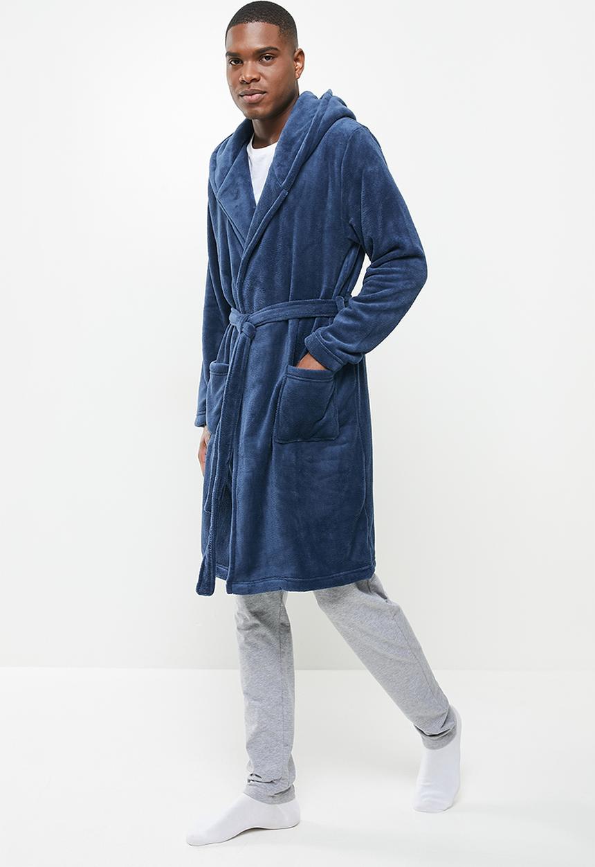 Brave Soul - James dressing gown - navy