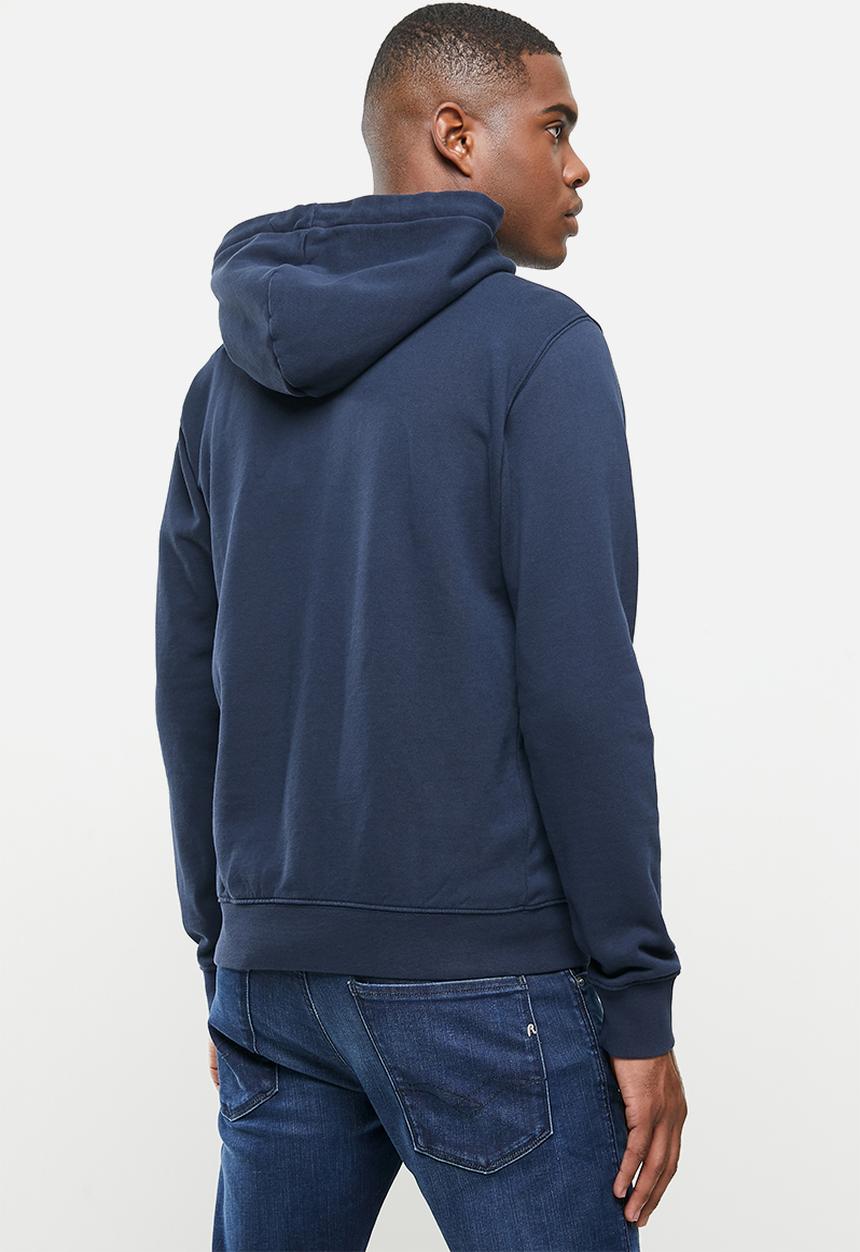 Replay - Replay zip thru hoodie - navy