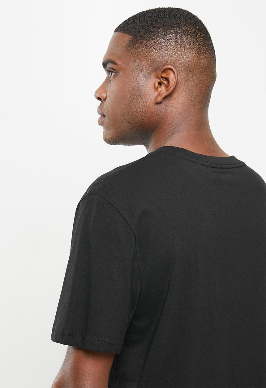 Factorie - Regular graphic T-shirt - black