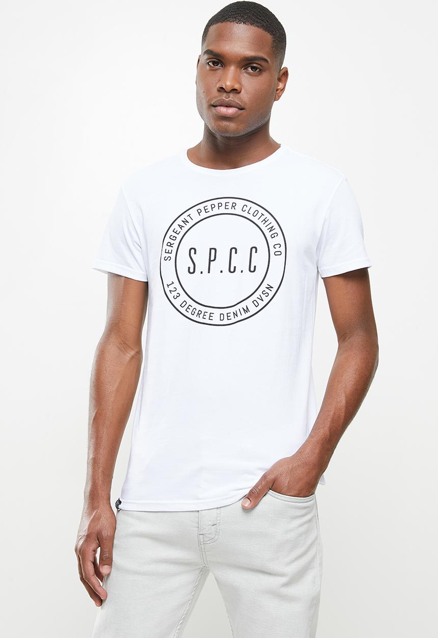 S.P.C.C - Blackwood straight hem tee - white