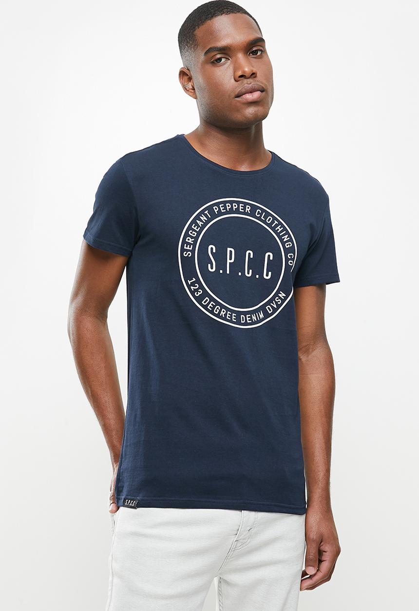 S.P.C.C - Blackwood straight hem tee - navy