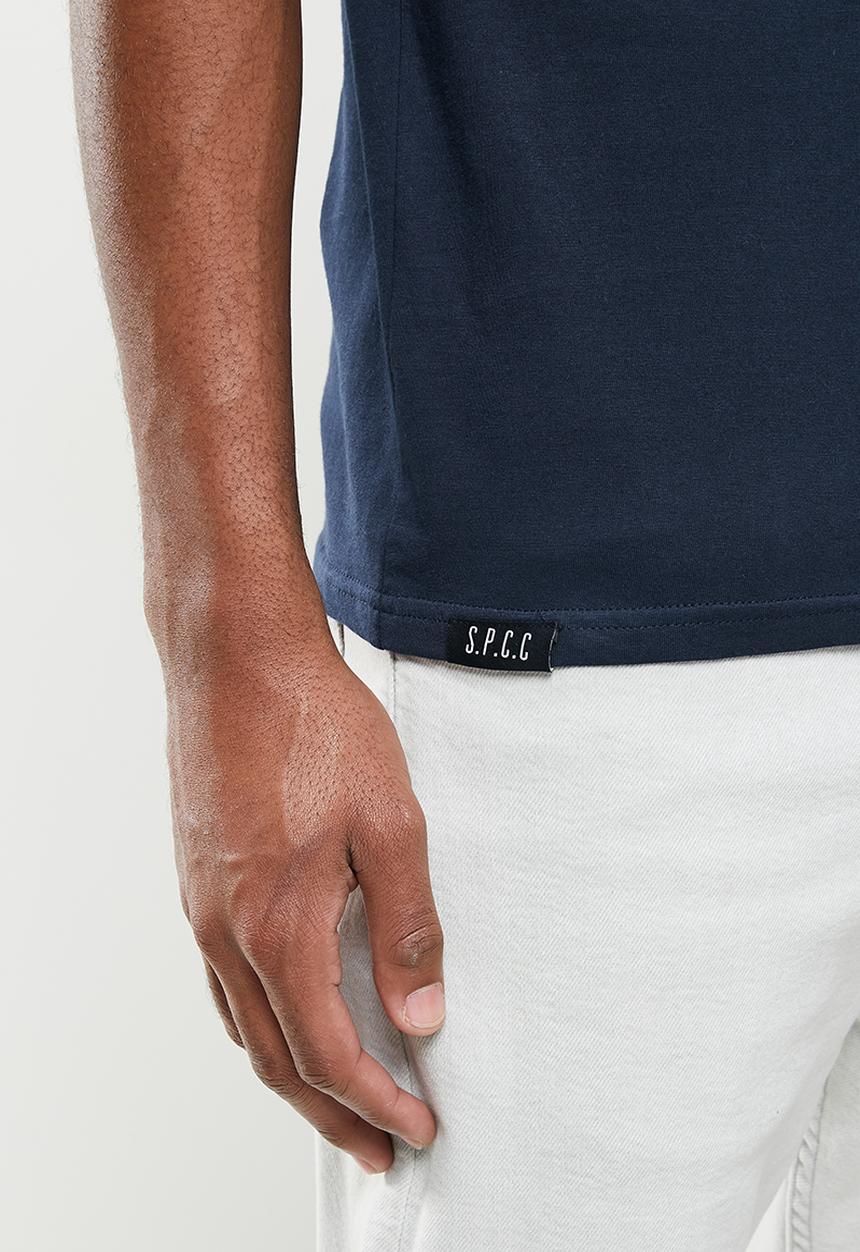 S.P.C.C - Blackwood straight hem tee - navy