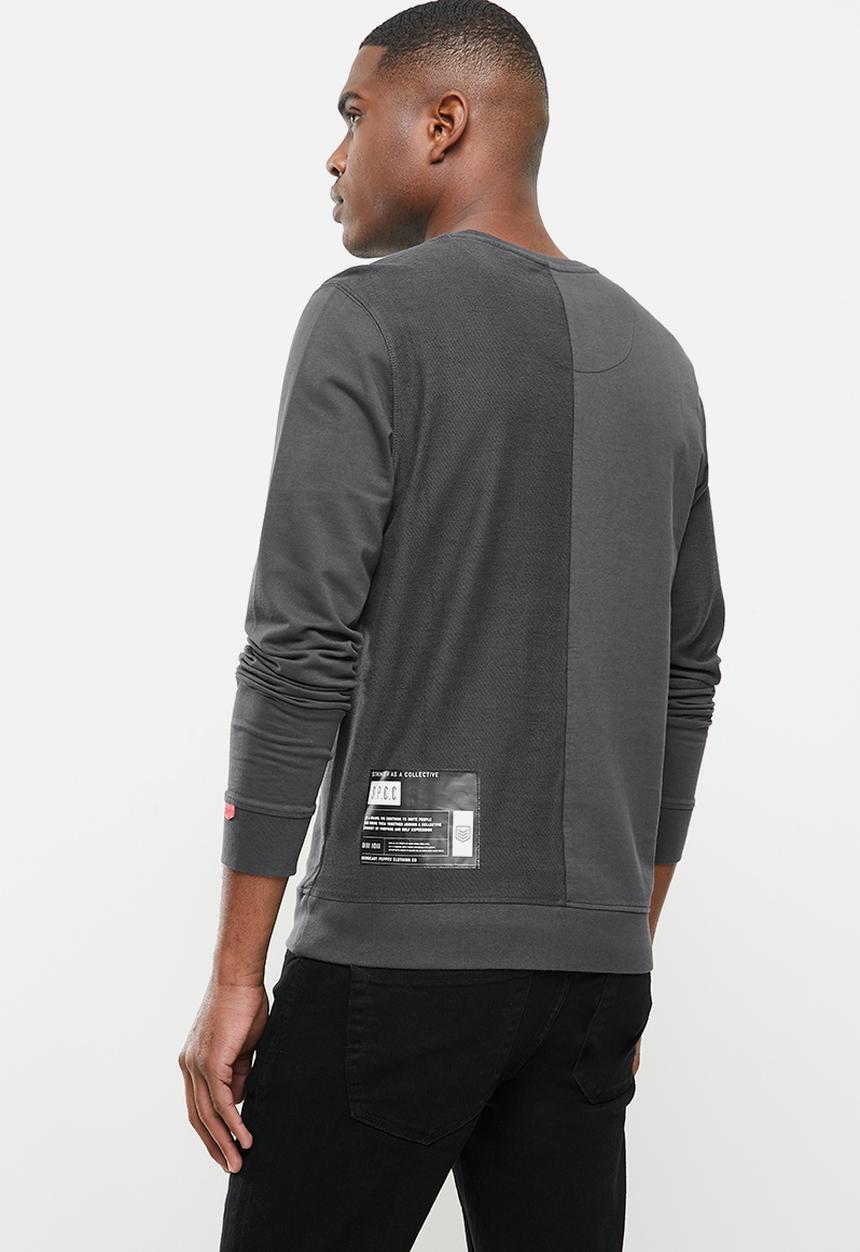 S.P.C.C - Chambers crew neck sweat - charcoal