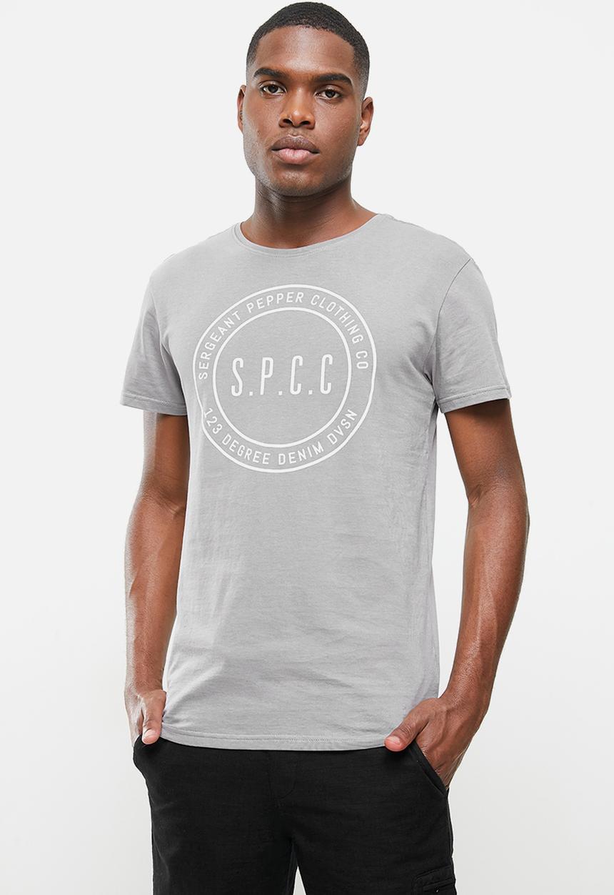 S.P.C.C - Blackwood straight hem tee - grey