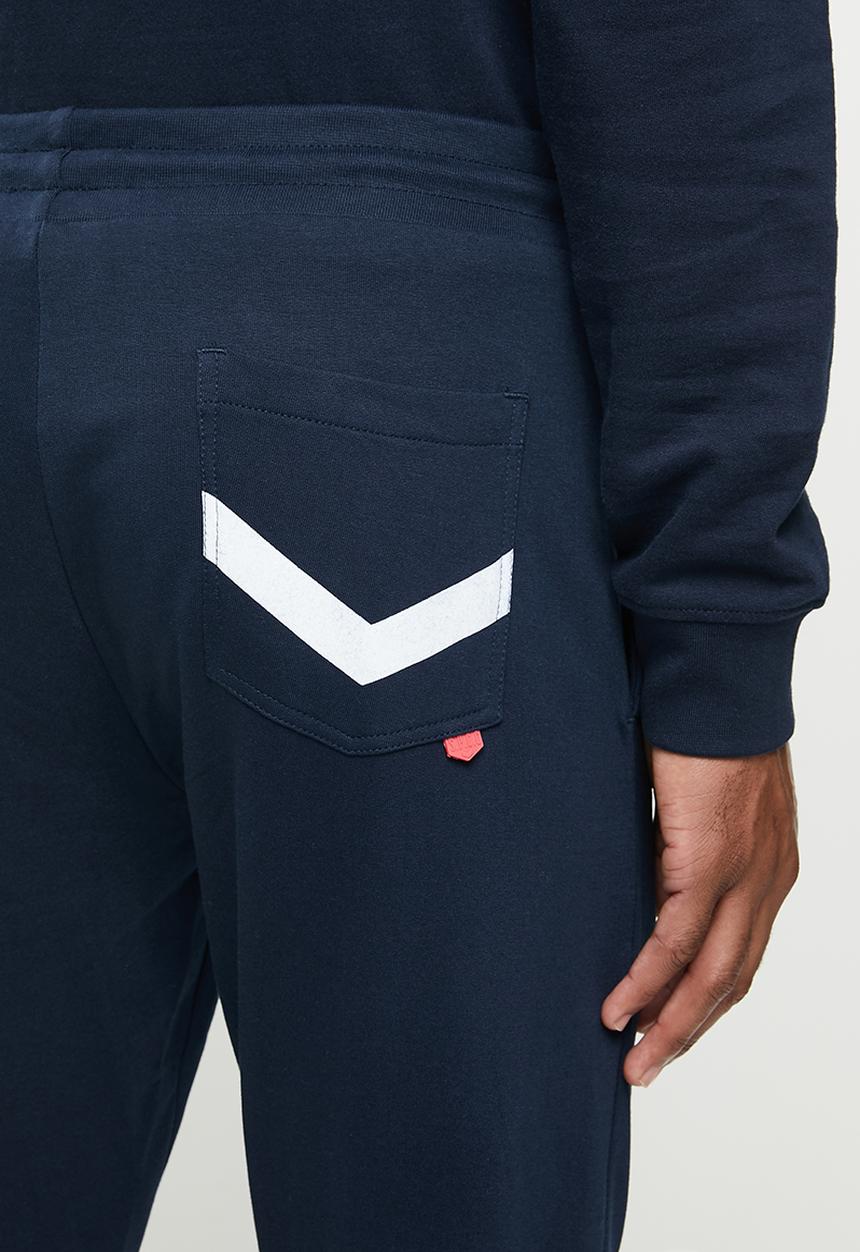 S.P.C.C - Charter elasticated track pants - navy