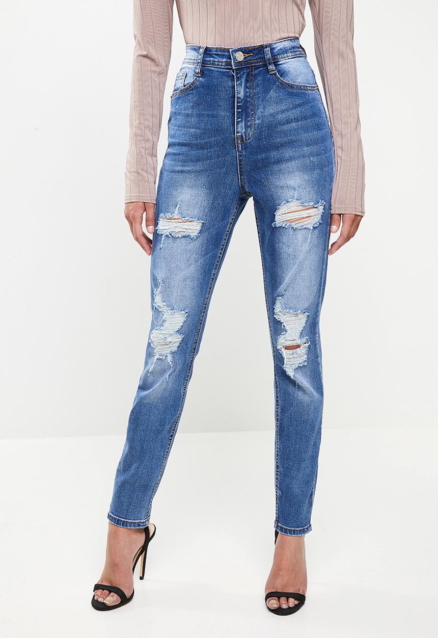 Missguided - Petite sinner skinny jean - blue