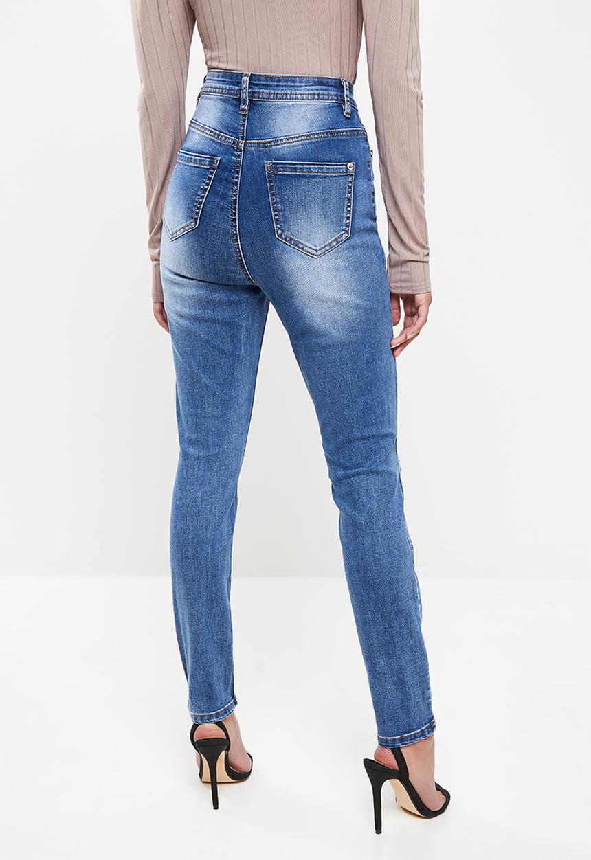 Missguided - Petite sinner skinny jean - blue