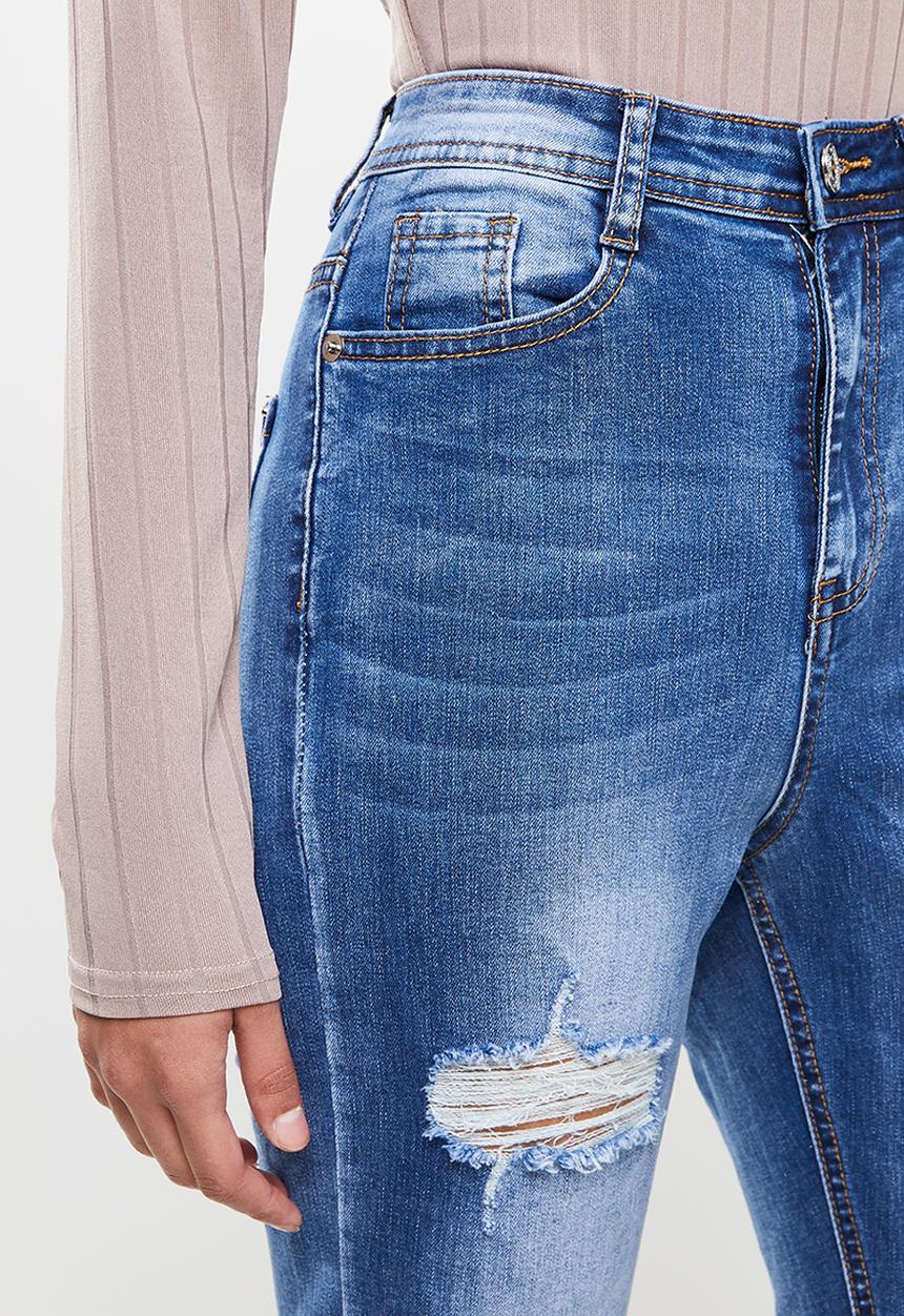 Missguided - Petite sinner skinny jean - blue