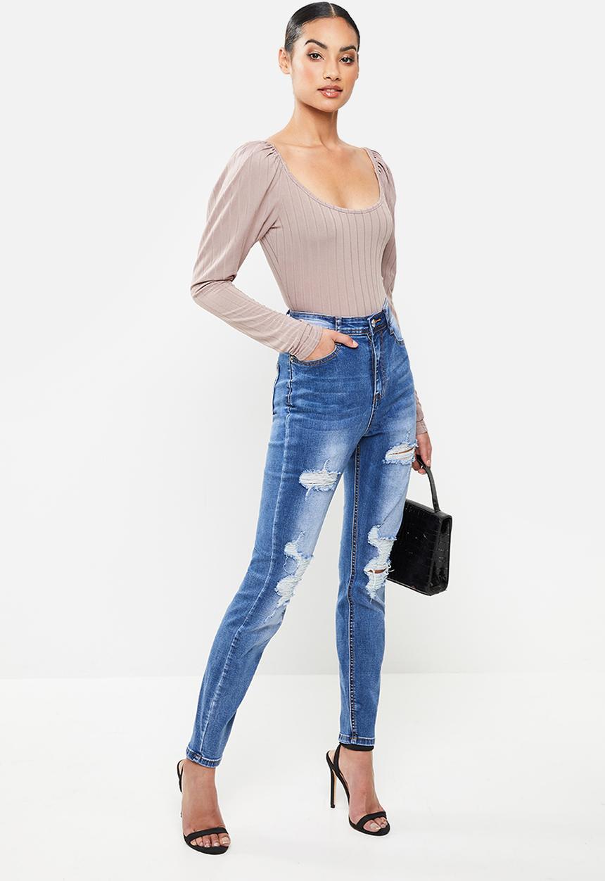 Missguided - Petite sinner skinny jean - blue