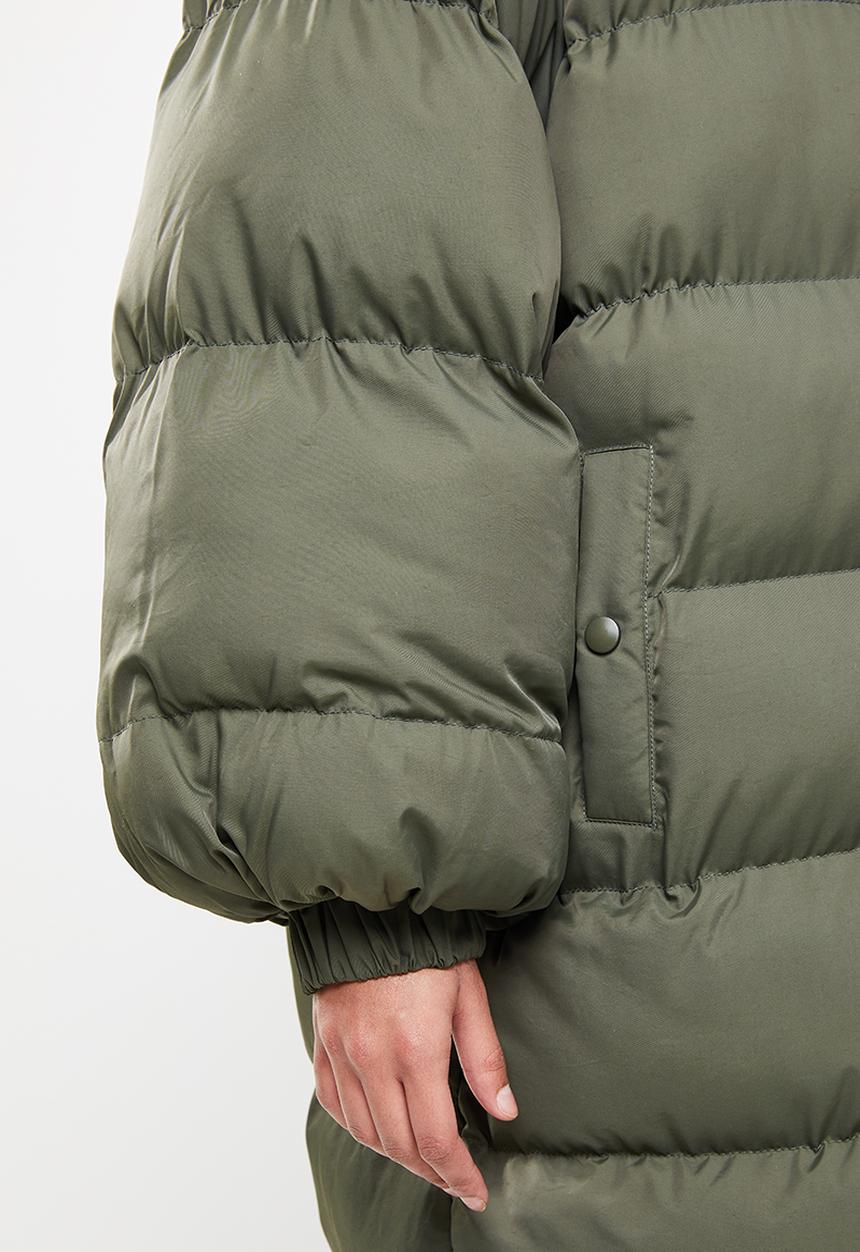 Missguided - Petite longline utility puffer - khaki