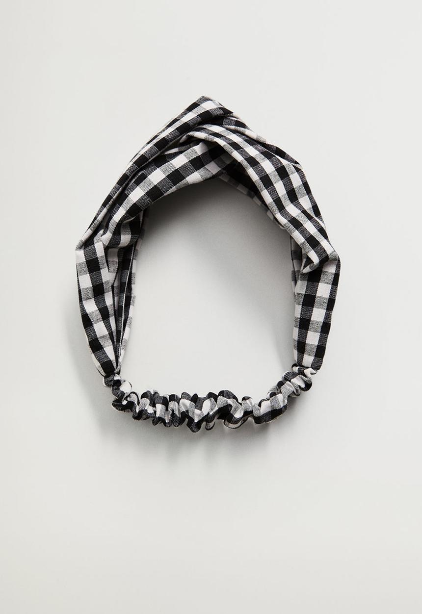 Violeta by Mango - Checki hairband - black