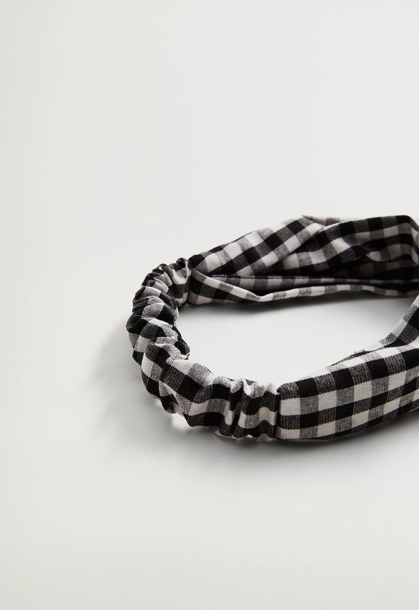 Violeta by Mango - Checki hairband - black