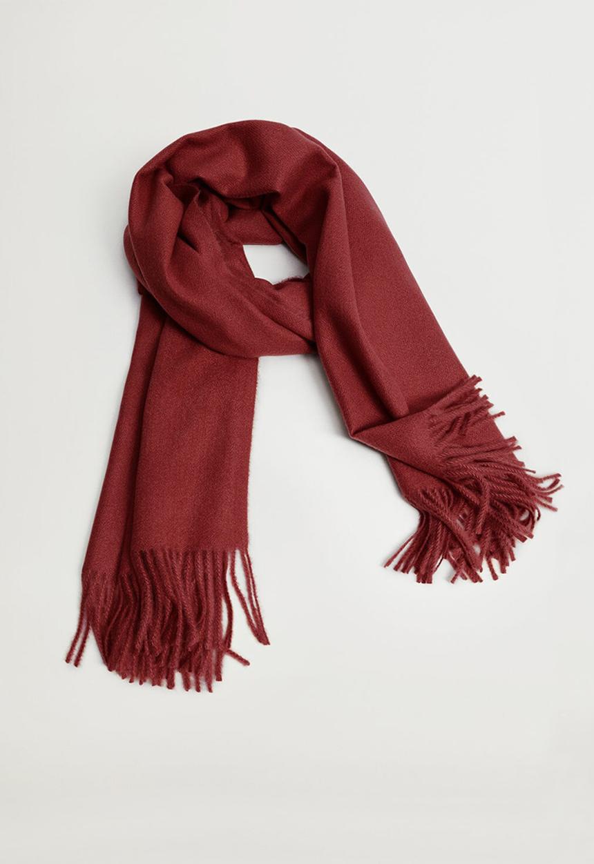 MANGO - Sweet scarf - dark red