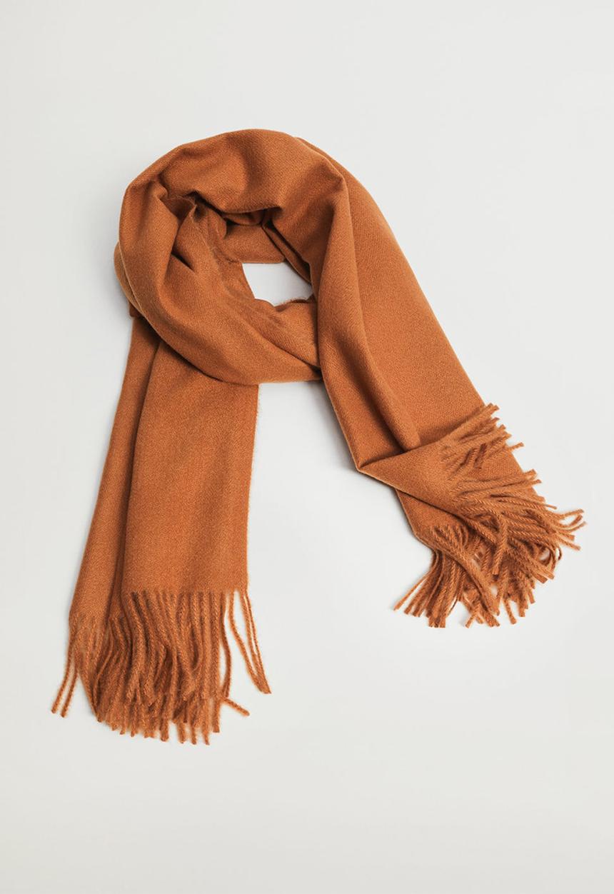 MANGO - Sweet scarf - dark brown